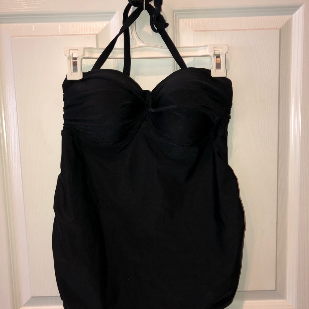 Ruched tankini top